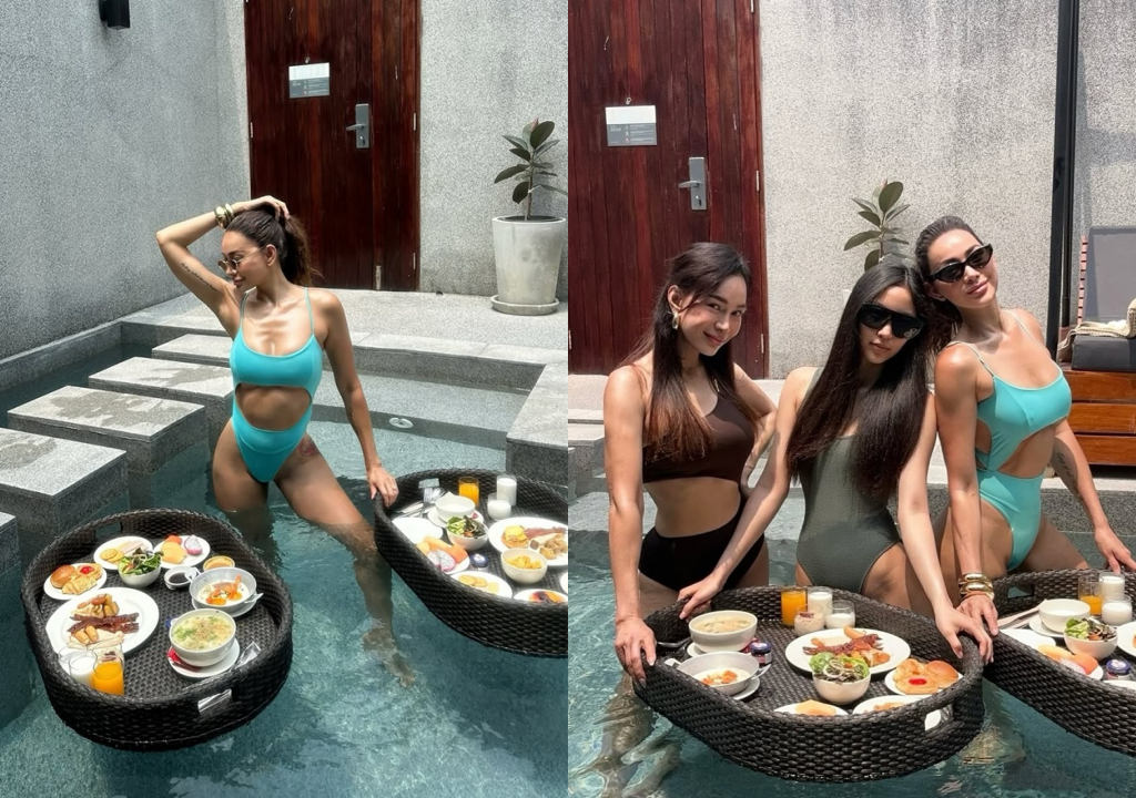 โย ยศวดี ประชันความแซ่บกับหลานสาว ด้วยชุดว่ายน้ำ